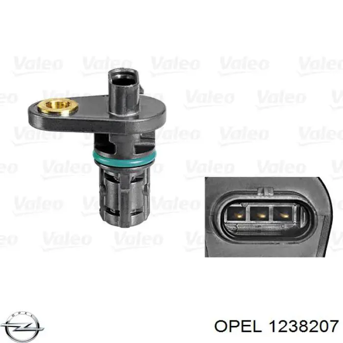 Sensor de posição (de revoluções) de cambota Opel 1238207 preço, a partir de 16,10 USD
