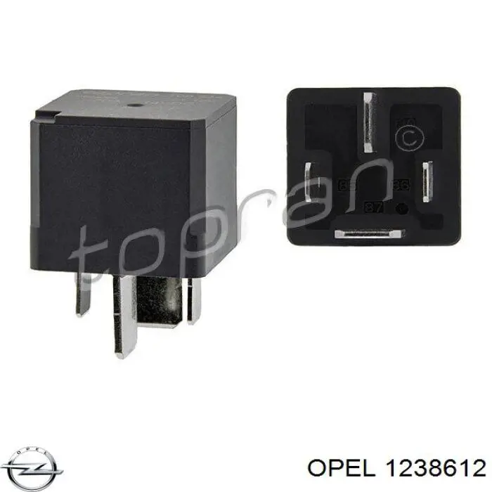 1238612 Opel Relê de bomba de gasolina elétrica
