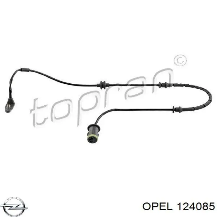 124085 Opel Porta dianteira esquerda