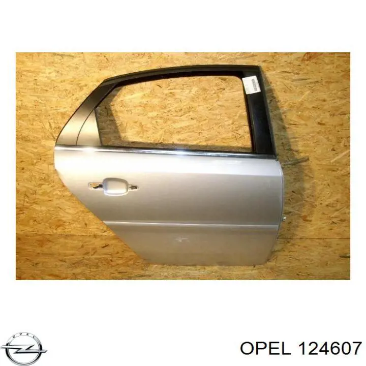 93175837 Opel Porta traseira direita
