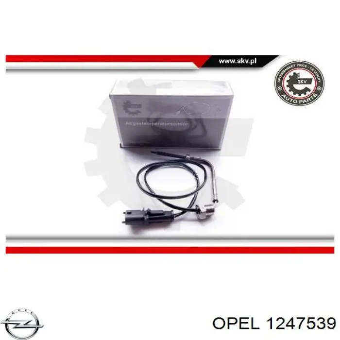 Sensor de temperatura dos gases de escape (GE), depois de filtro de partículas diesel 51825697 Fiat/Alfa/Lancia