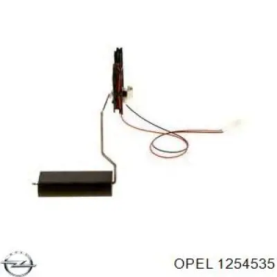1254535 Opel Sensor do nível de combustível no tanque