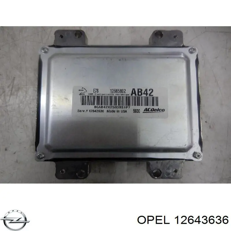  Módulo de direção (Centralina eletrônica) de motor Opel Corsa D monovolume (S07) (2006 - 2015) D