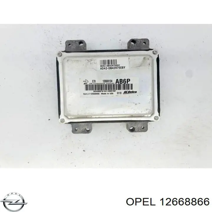 12668991 General Motors Módulo de direção (Centralina eletrônica) de motor