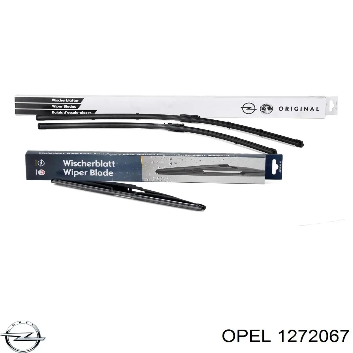 Compre 1272067 Opel Limpa-pára-brisas do pára-brisas, kit de 2 un.