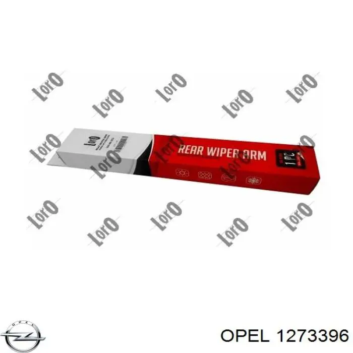 Compre 1273396 Opel Braço de limpa-pára-brisas de vidro traseiro