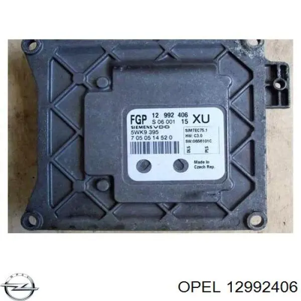 Módulo de direção (Centralina eletrônica) de motor Opel 12992406 preço, a partir de 118,71 USD