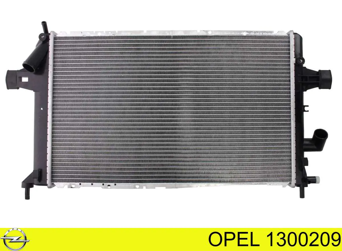 1300209 Opel Radiador de esfriamento de motor