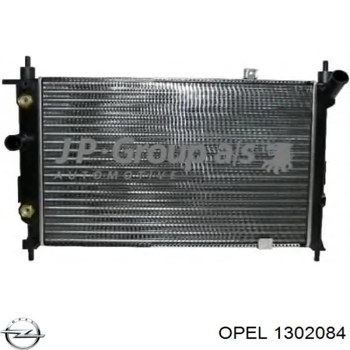 Compre 1302084 Opel Radiador de esfriamento de motor