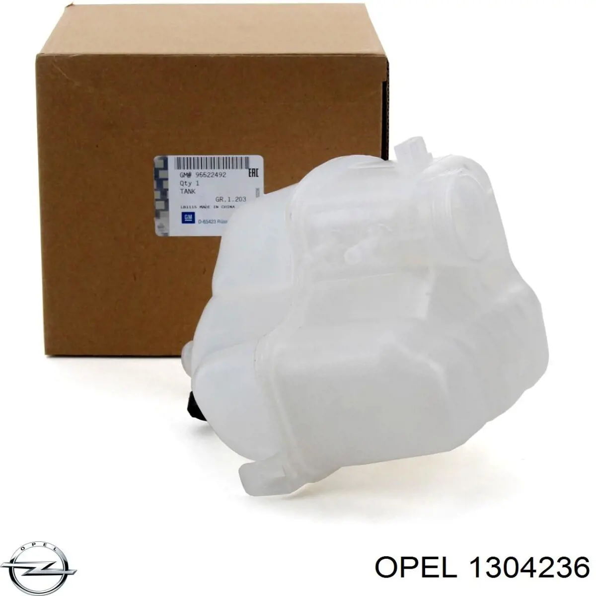 Compre 1304236 Opel Tanque de expansão do sistema de esfriamento