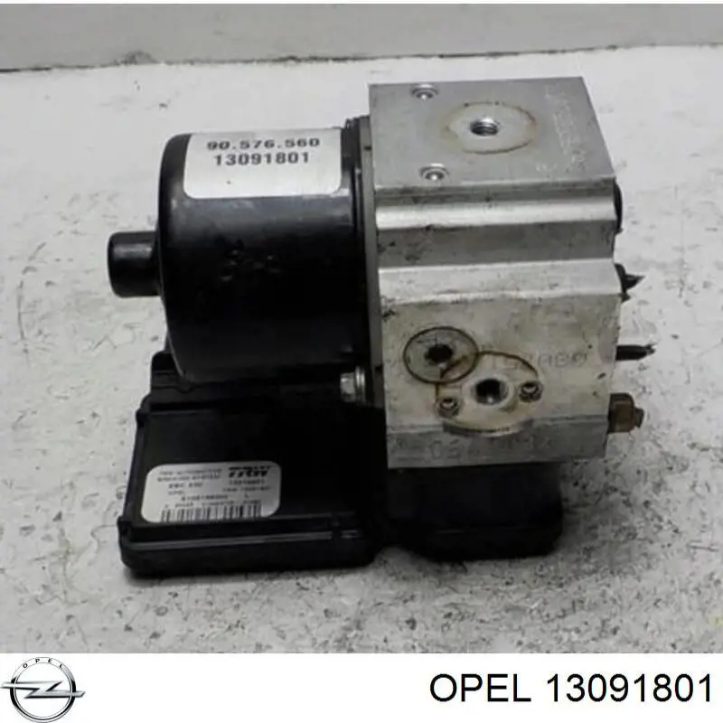 13091801 Opel Módulo de direção (Centralina eletrônica) ABS