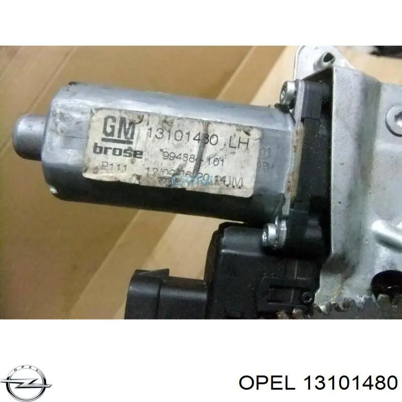6207117 Opel Motor de acionamento de vidro da porta dianteira esquerda