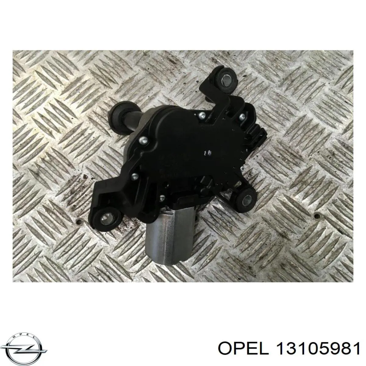 Compre 13105981 Opel Motor de limpador pára-brisas de vidro traseiro