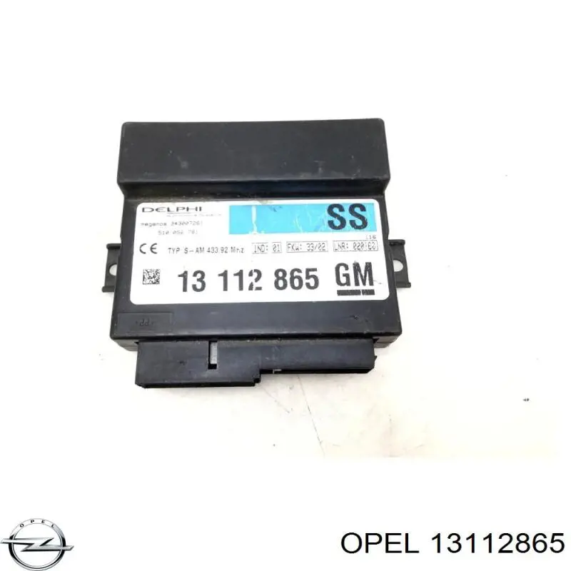 13112865 Opel Unidade de conforto