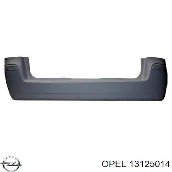 13125014 Opel Pára-choque traseiro