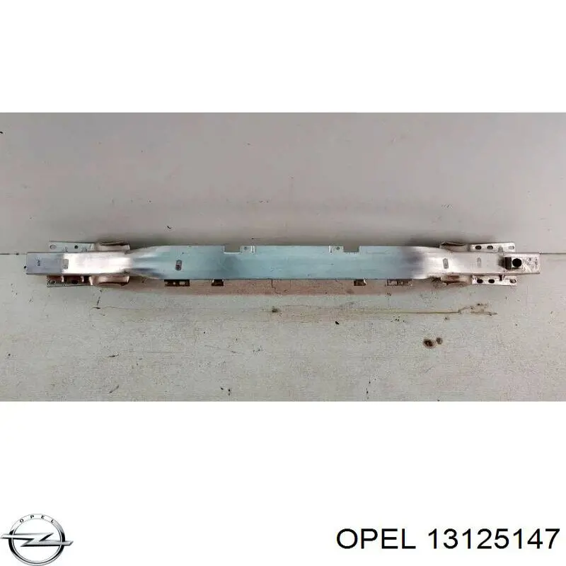 13125147 Opel Reforçador do pára-choque traseiro