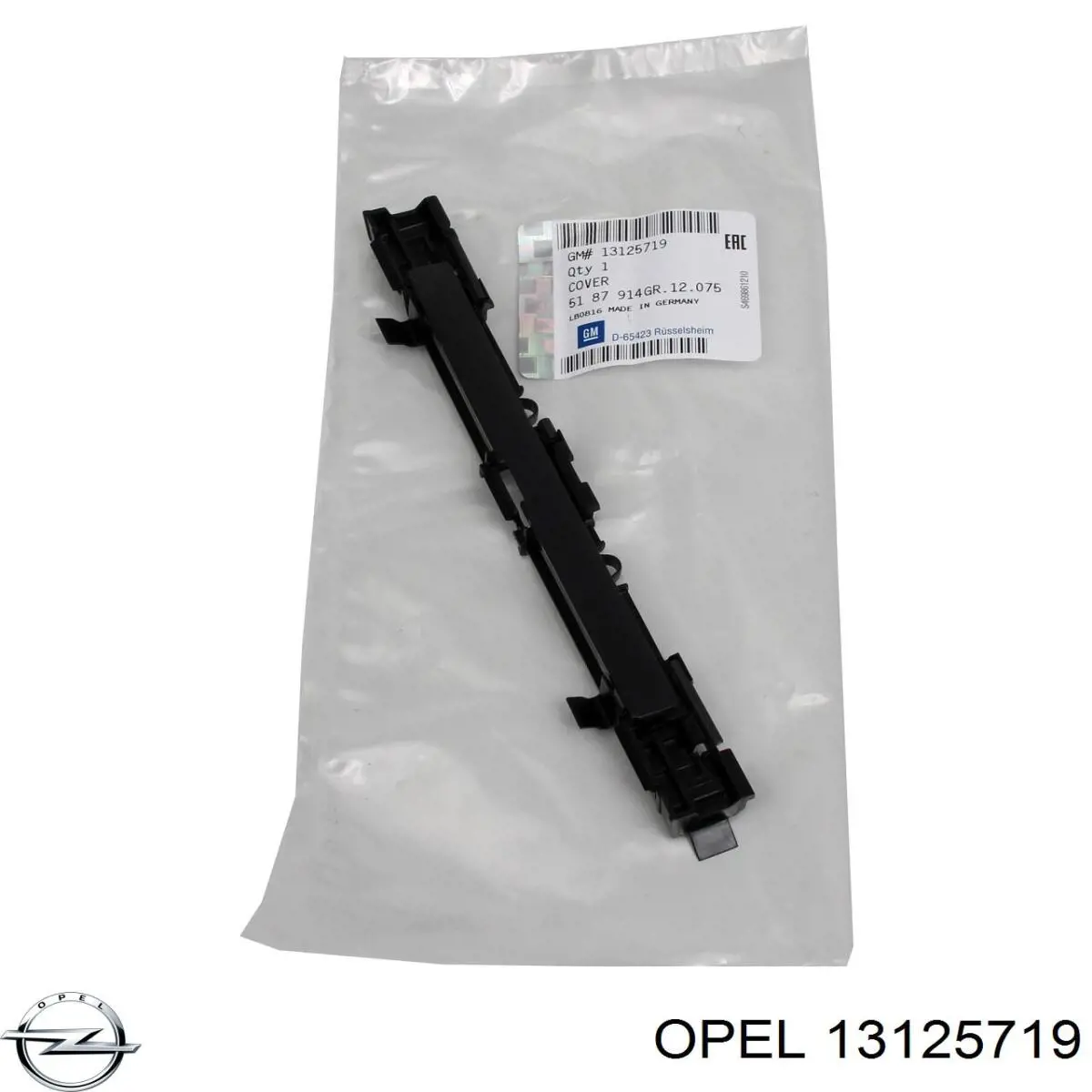 Compre 13125719 Opel Tampão dianteiro de carril de porta-bagagem do teto