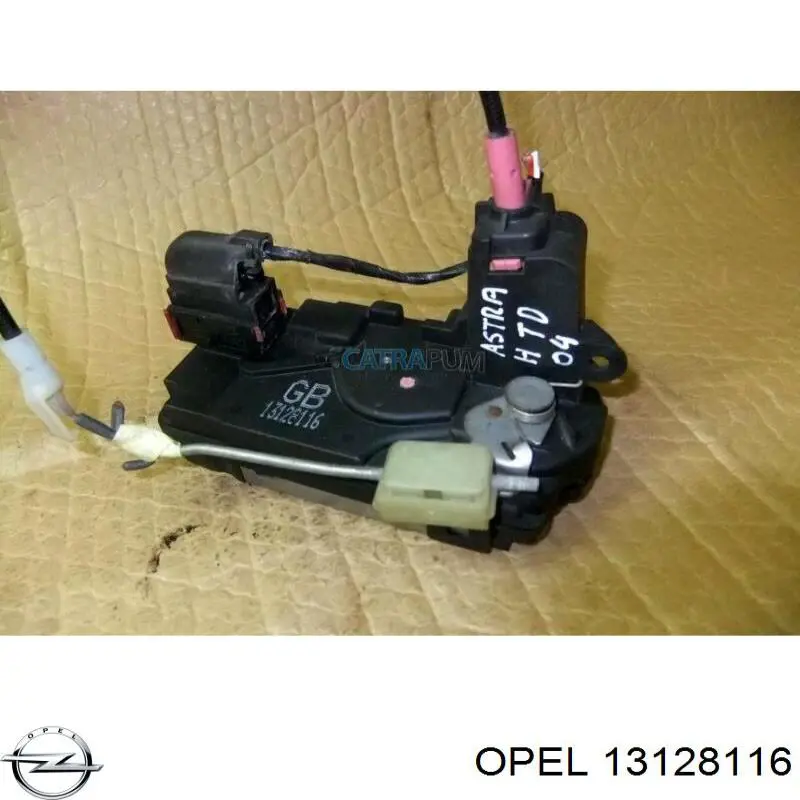13128116 Opel Fecho da porta traseira direita