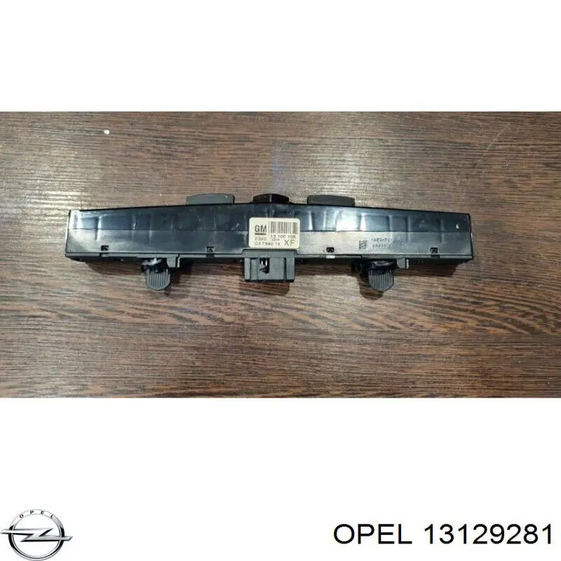13129281 Opel Botão de ativação do sinal de emergência
