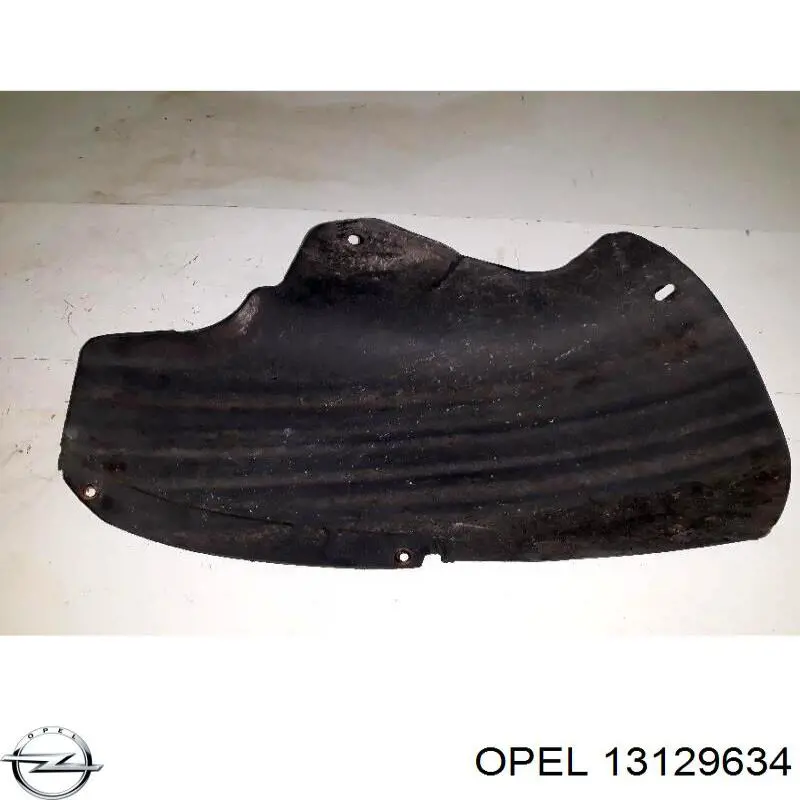 13129634 Opel Guarda-barras do pára-lama traseiro esquerdo