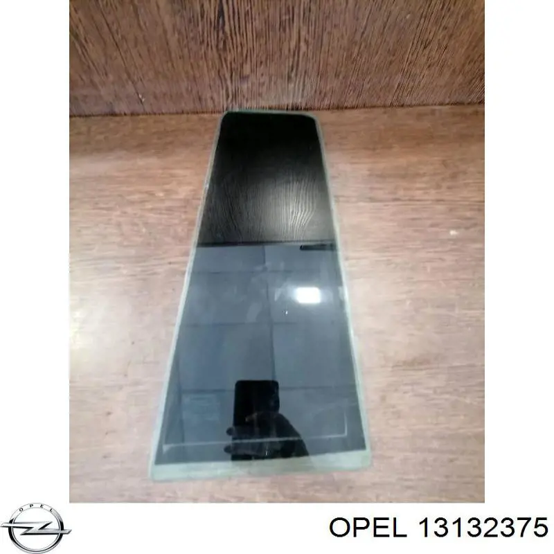 162225 Opel Vidro de janelo da porta traseira esquerda