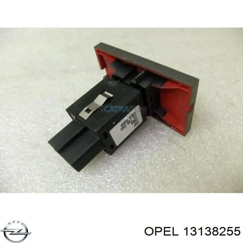 13138255 Opel Botão de ativação do sinal de emergência