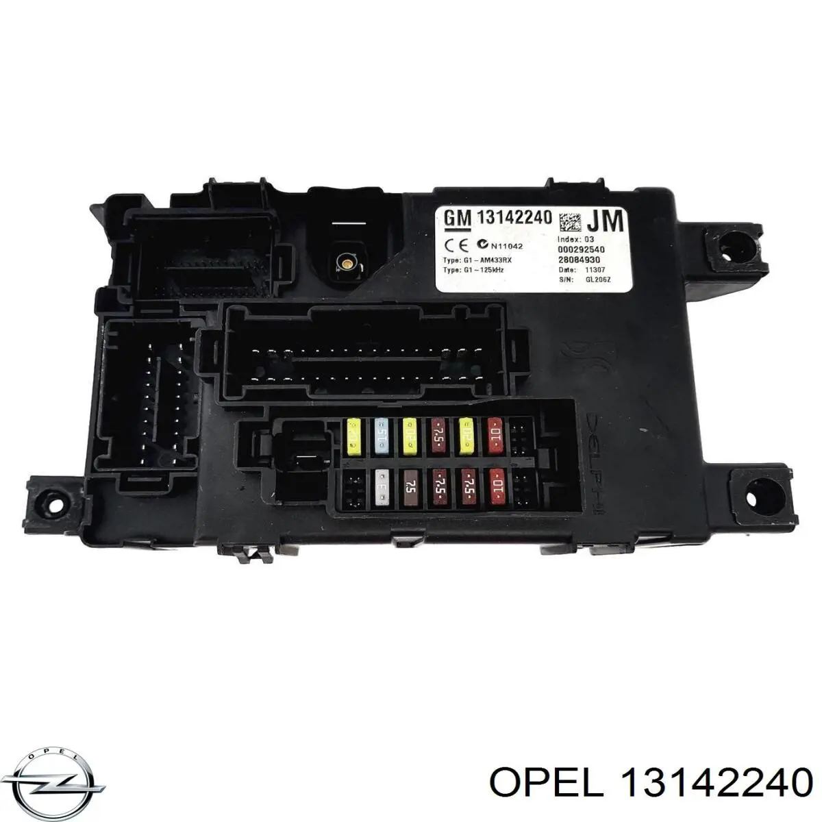 13142240 Opel Unidade de dispositivos de segurança