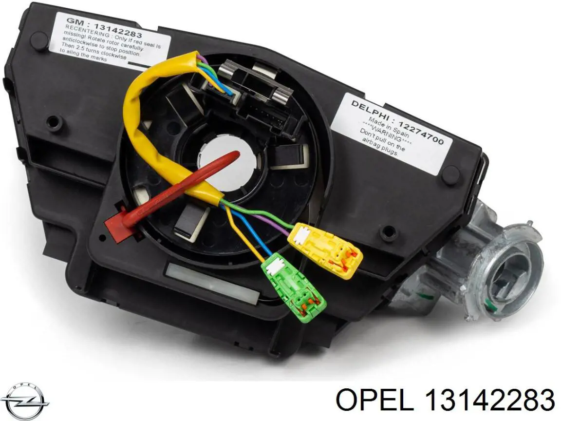 13142283 Opel Anel AIRBAG de contato, cabo plano do volante