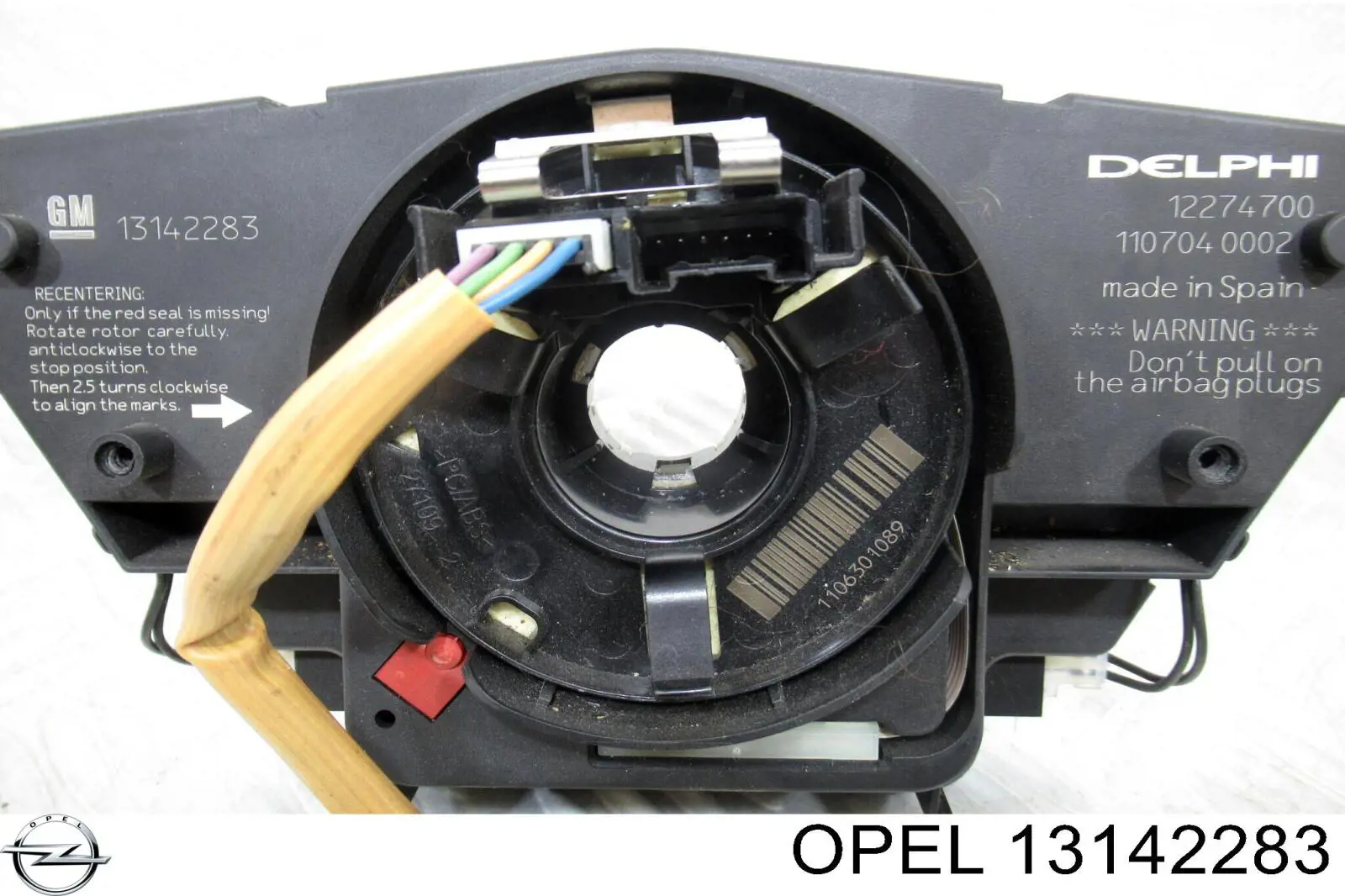 Compre 13142283 Opel Anel AIRBAG de contato, cabo plano do volante