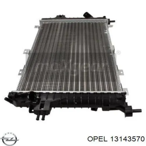 Radiador de esfriamento de motor Opel 13143570 preço, a partir de 87,19 USD