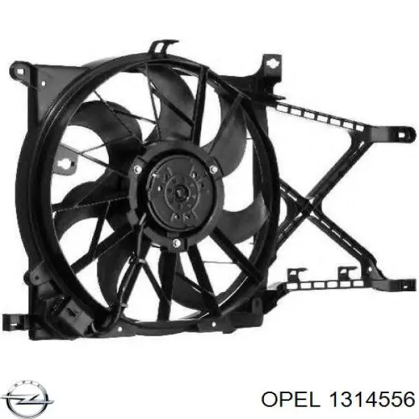 Difusor do radiador de esfriamento Opel 1314556 preço, a partir de 106,81 USD