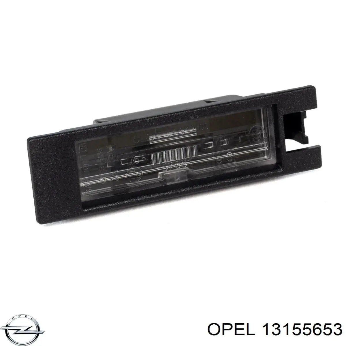13155653 Opel Lanterna da luz de fundo de matrícula traseira