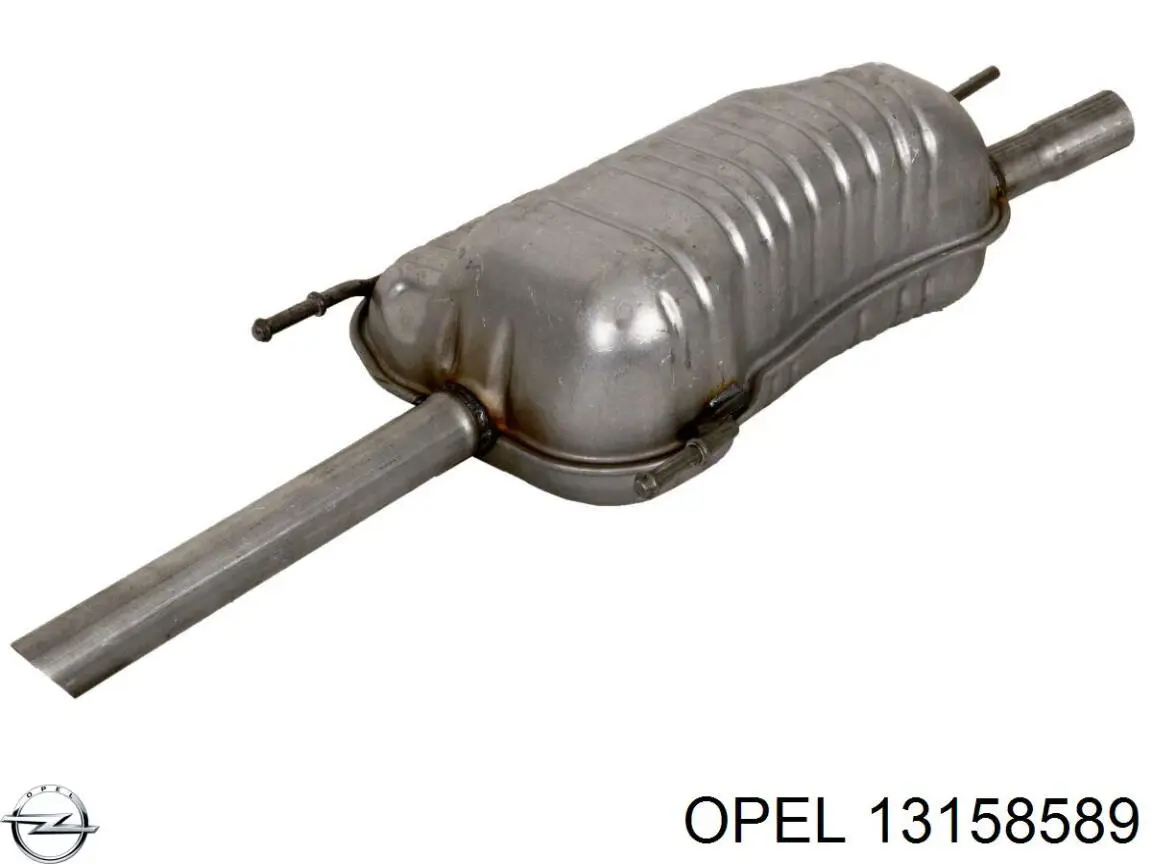 Silenciador, parte traseira Opel 13158589 preço, a partir de 132,76 USD