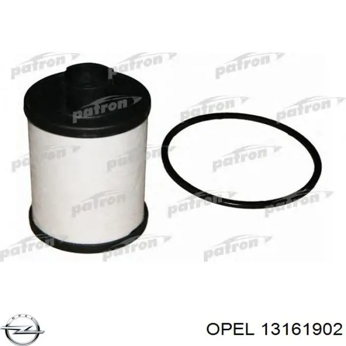 Caixa de filtro de combustível 13161902 Opel