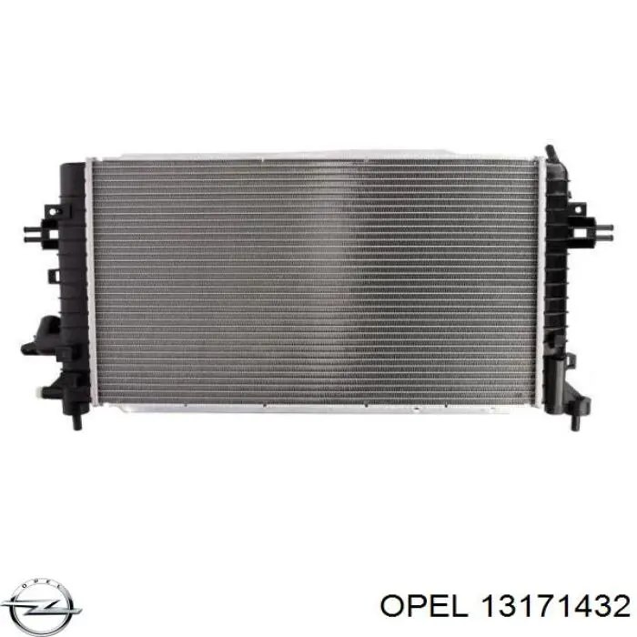Compre 13171432 Opel Radiador de esfriamento de motor