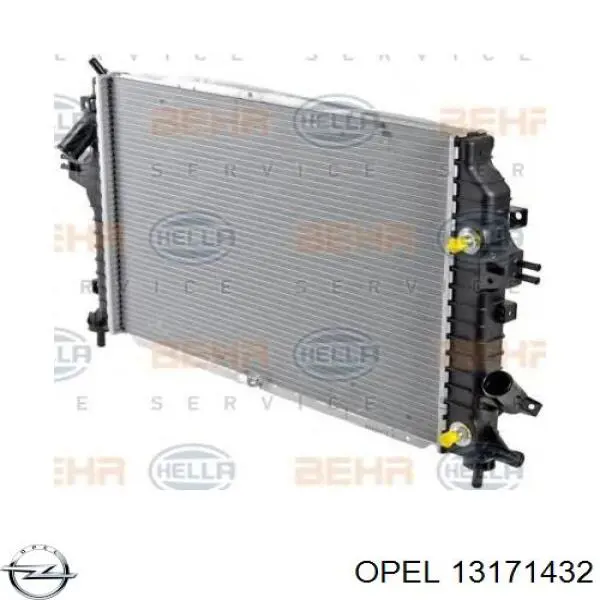 Radiador de esfriamento de motor Opel 13171432 preço, a partir de 136,83 USD