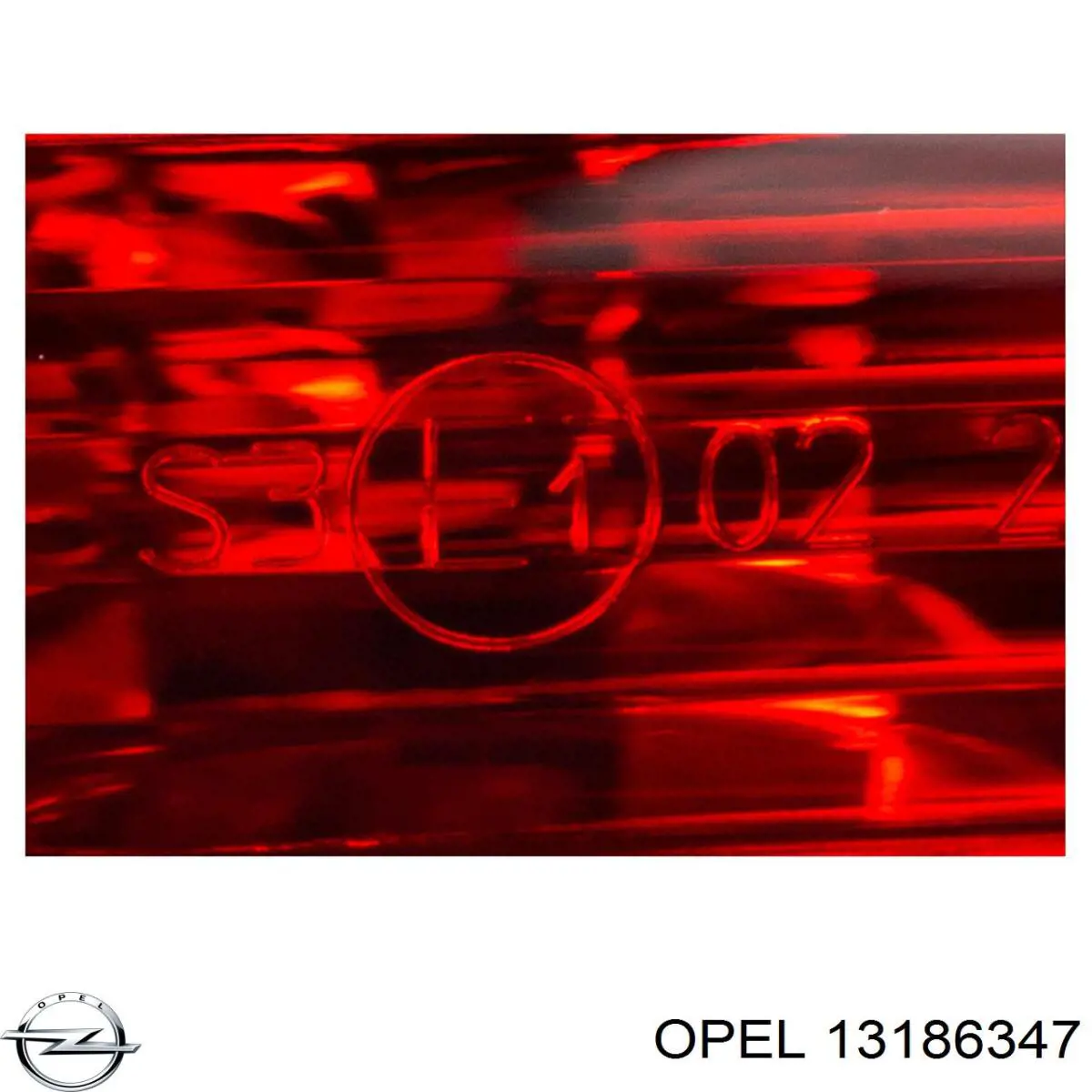 Compre 1222129 Opel Sinal de parada traseiro adicional
