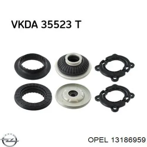 Compre 13186959 Opel Suporte de amortecedor dianteiro