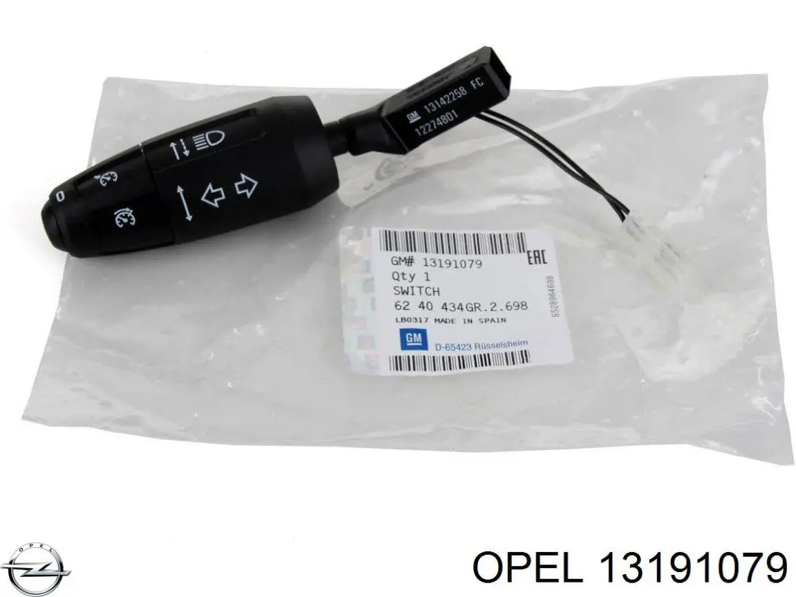 Compre 13191079 General Motors Comutador esquerdo instalado na coluna da direção