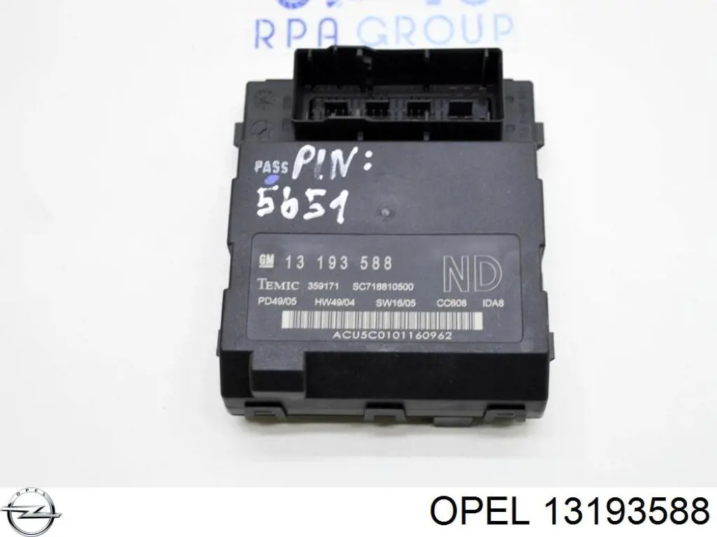 6235461 Opel 