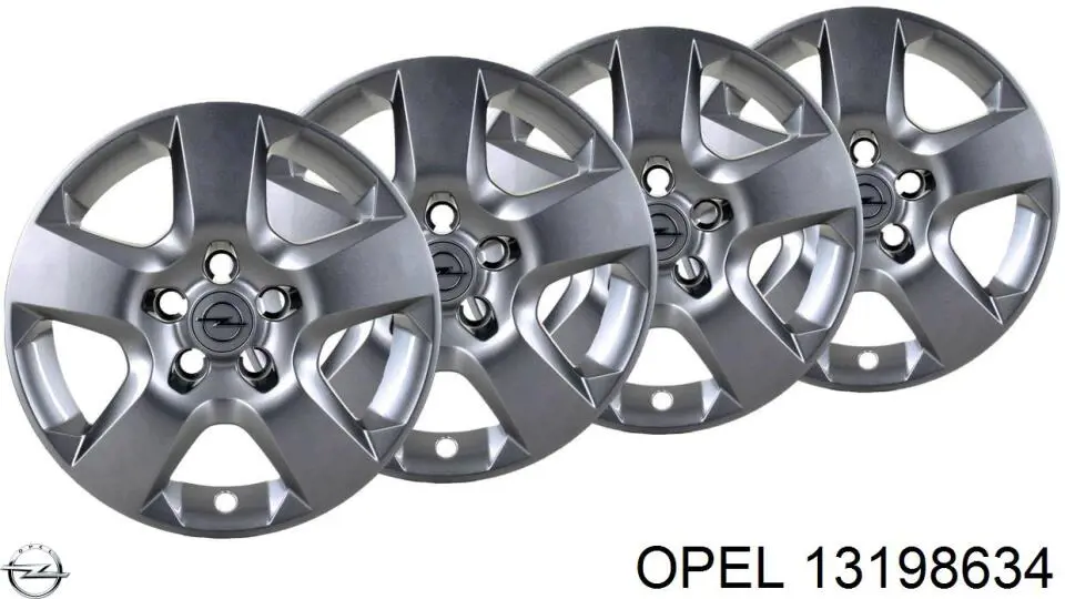 13198634 Opel Coberta de disco de roda