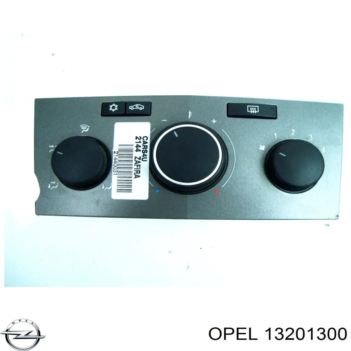 13201300 Opel Unidade de controlo dos modos de aquecimento/condicionamento