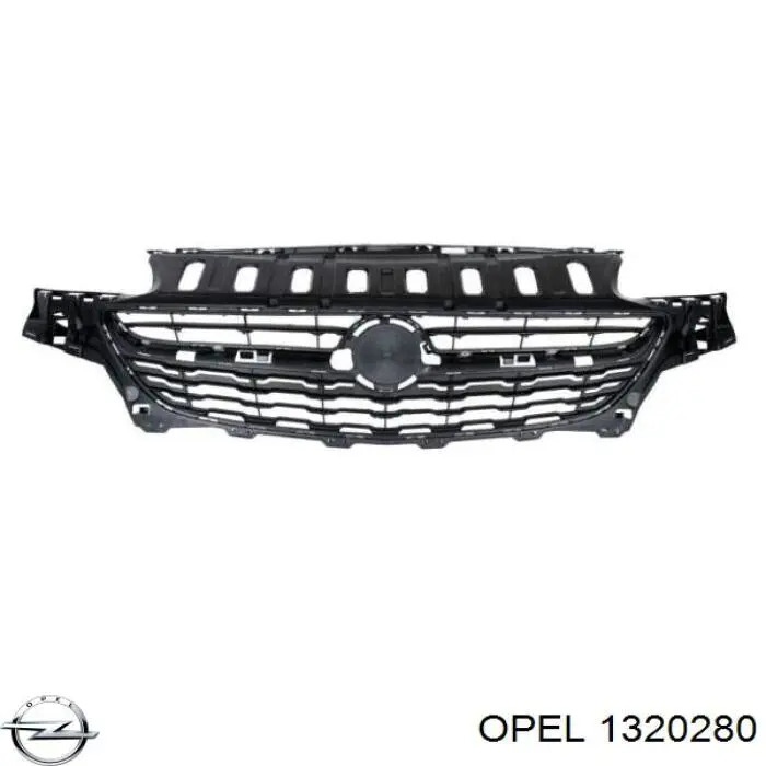 1320280 Opel Grelha do radiador