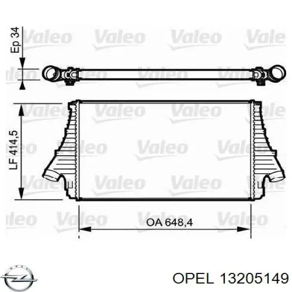 Radiador de intercooler Opel 13205149 preço, a partir de 71,63 USD