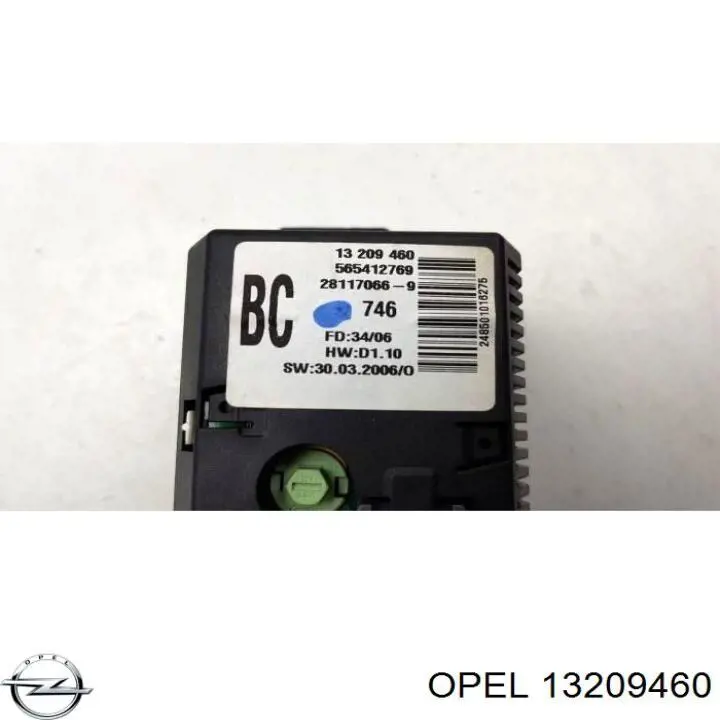 6236515 Opel Mostrador multifuncional