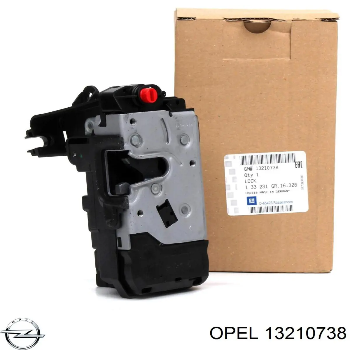 Compre 13210738 Opel Fecho da porta traseira esquerda