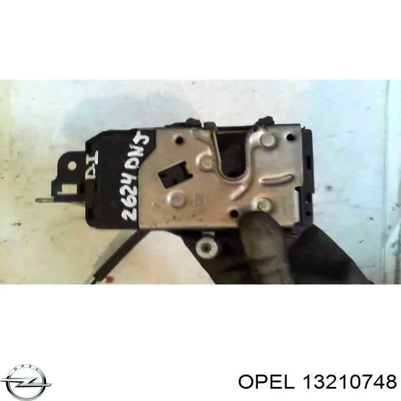 13210748 Opel Fecho da porta dianteira esquerda