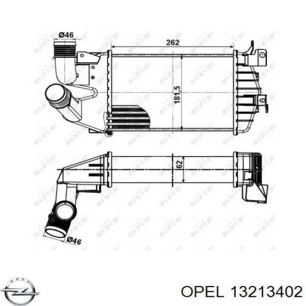 Radiador de intercooler Opel 13213402 preço, a partir de 45,97 USD