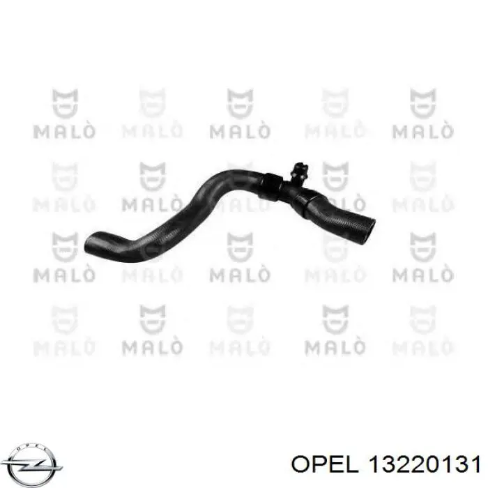 13220131 Opel Mangueira (cano derivado) do radiador de esfriamento superior