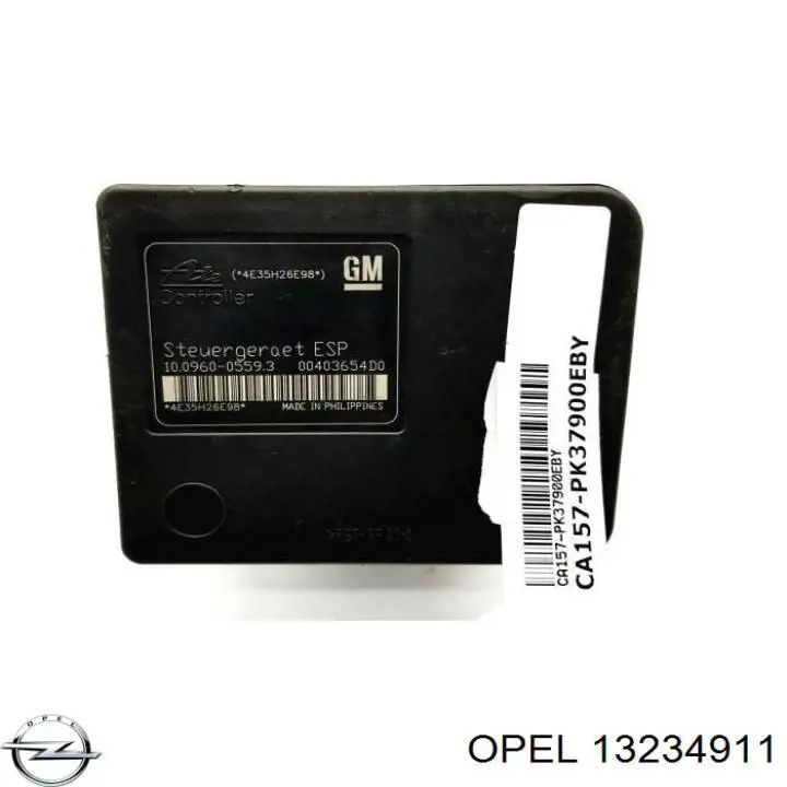 13234911 General Motors Unidade hidráulico de controlo ABS